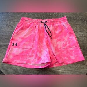 Under Armour Girk’s Pink Athletic Shorts